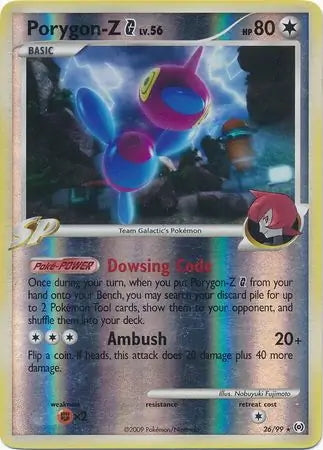 Arceus Set Porygon-Z G #26/99 reverse holo
